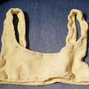 Reina Olga Ginny Scrunch Bikini Set - Baby Yellow